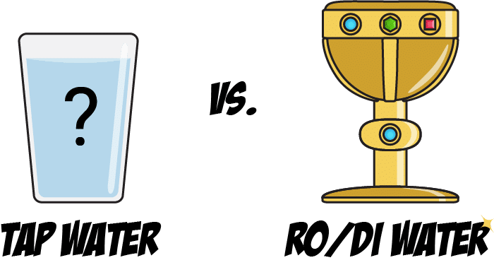 Ro water sale vs tap water